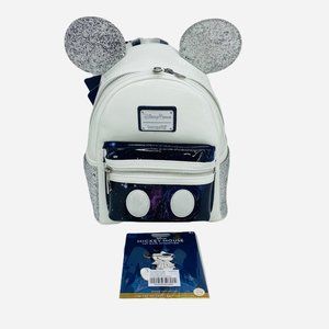 Loungefly Mickey Mouse: The Main Attraction Space Mountain and Mickey Pin